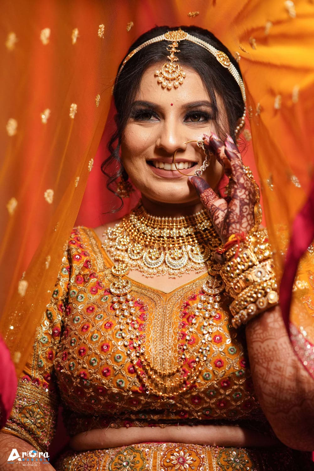 Polki jhumka earrings with kundan setting and meenakari - Shrivatsa bridal collection