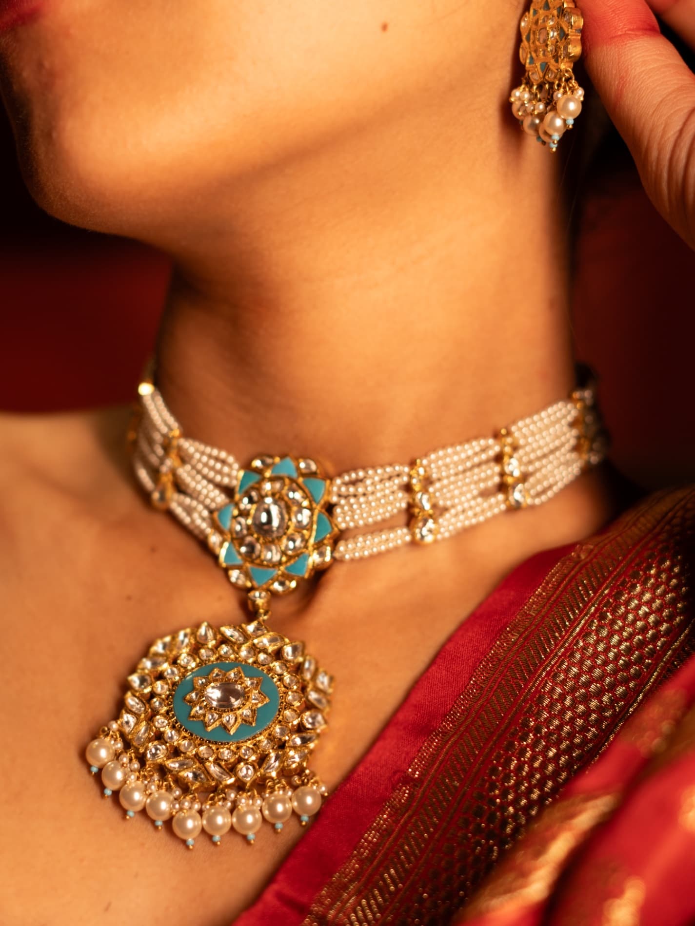 Firoza Choker Necklace